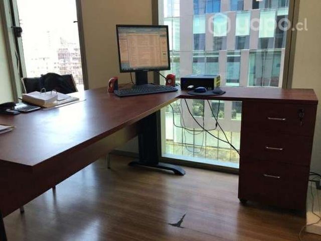 Escritorio en L con cajonera 1,5 metros
