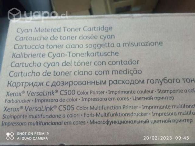 Toner Xerox versalink c500 K