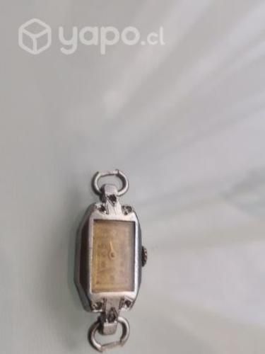 Reloj Antiguo cuerda caja oro diamantes