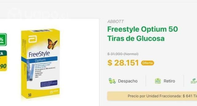 25 Tiras Glucosa Freestyle
