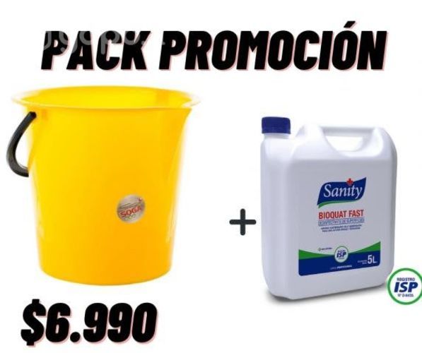 Súper pack aseo y desinfección