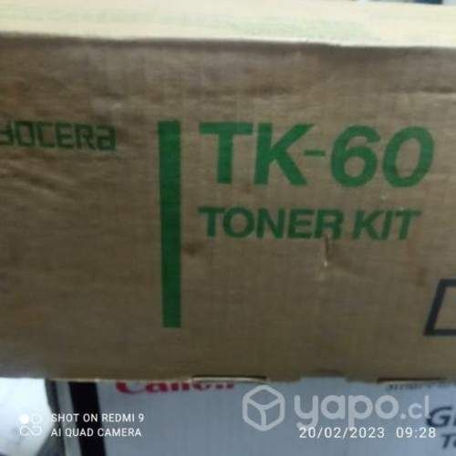 Toner Kyocera tk60 black original de alta