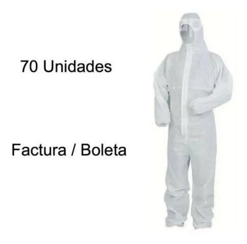 Buzos de papel desechables TNT talla XL Pack 70