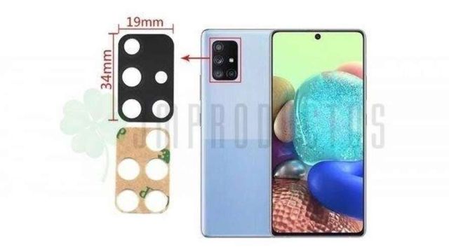 Lente Camara Trasera Samsung Galaxy A71