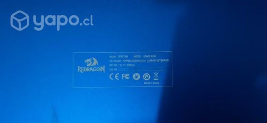 Teclado REDRAGON TVASTAR K566b
