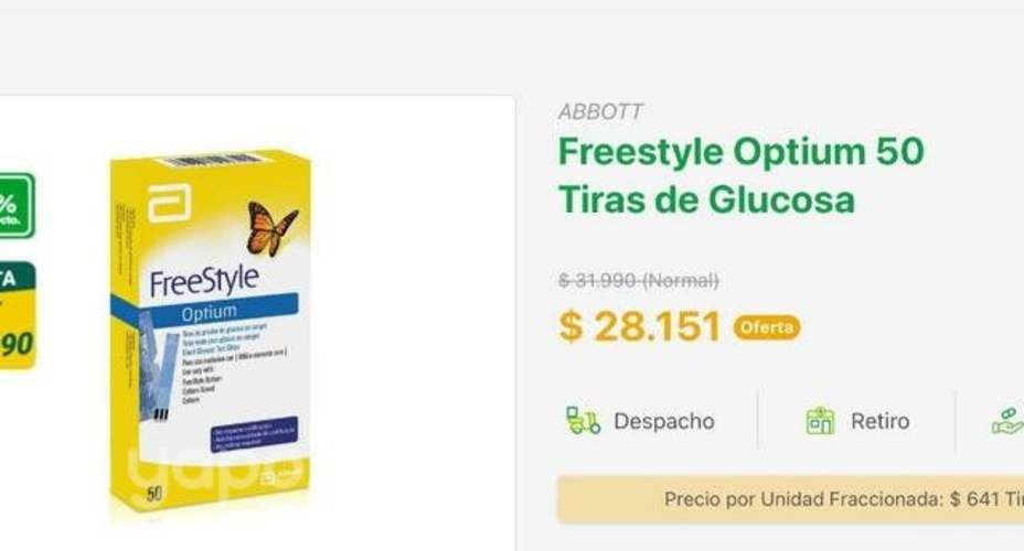 Tiras Glucosa Freestyle 25