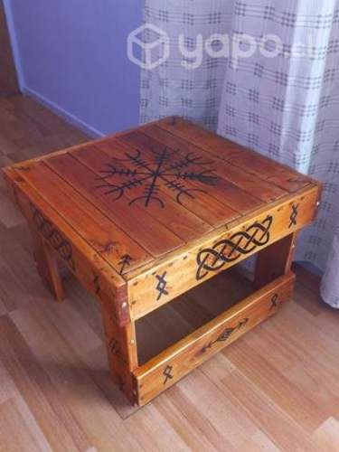 Mesa de centro rustica