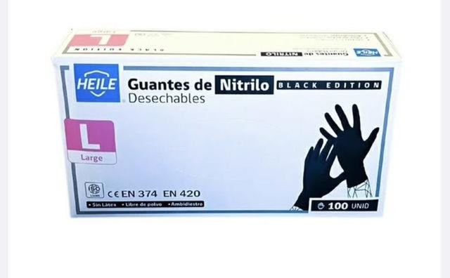 Guante Nitrilo negros