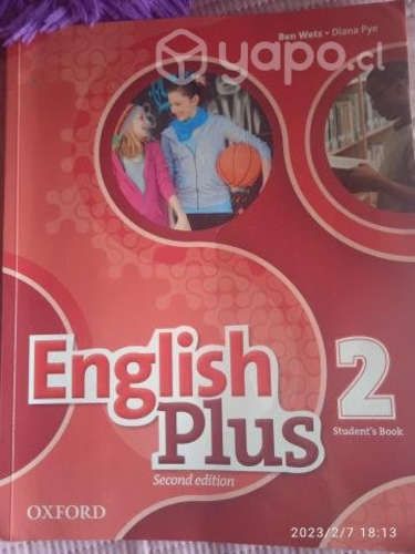 Texto de inglés " ENGLISH PLUS 2 "