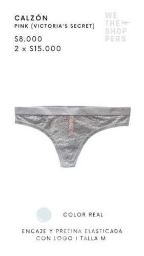 Calzón Victorias Secret Pink
