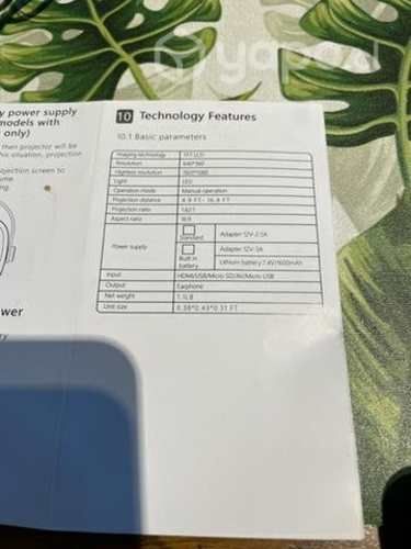 Mini proyecto FHD portátil