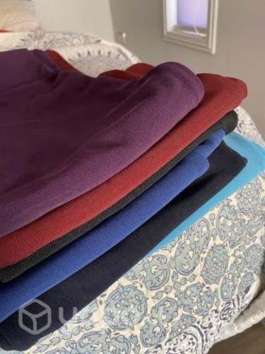 Pantalones elasticado tela acetato