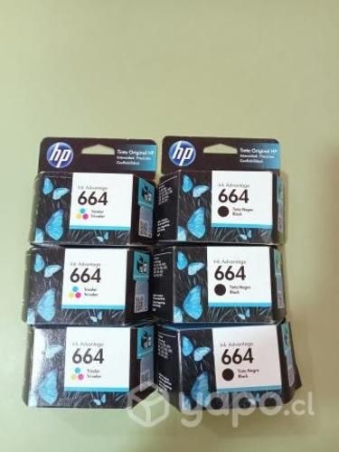 Tintas HP 664