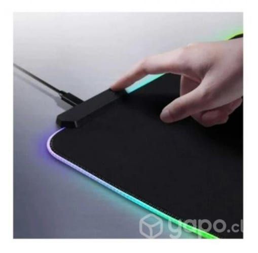 Mouse Pad Gamer Antideslizante Luz Led Xl Excelent