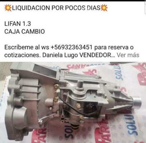 Lifan 1.3 caja cambio