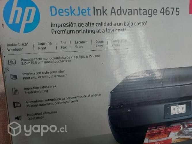 Impresora HP deskjet 4675