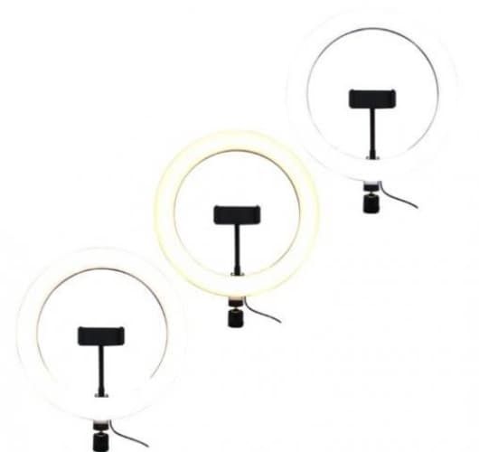 Kit Aro LED 10 Pulgadas + Tripode de Mesa