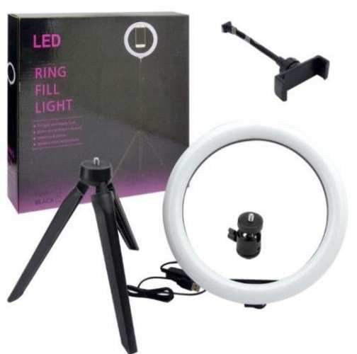 Kit Aro LED 10 Pulgadas + Tripode de Mesa