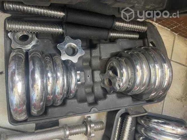 Pesas juego de 20 y 30 kilos