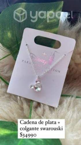 Cadena Plata Swarouvski Disney Parks