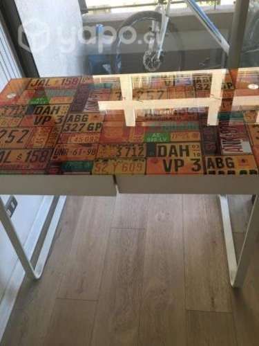 Escritorio de vidrio