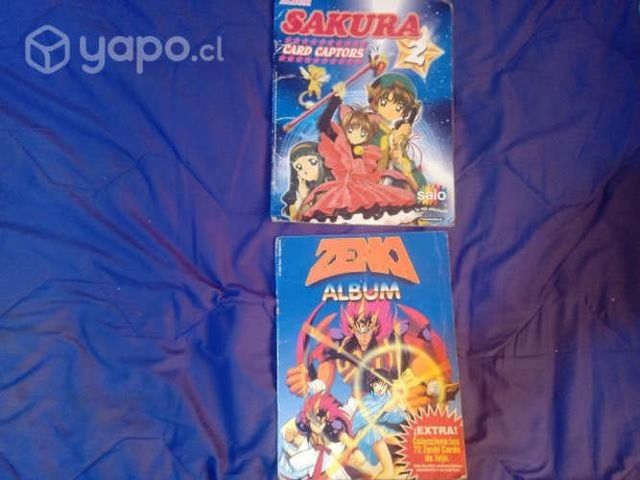 Álbumes zenki 12 laminas y Sakura 2 sin laminas