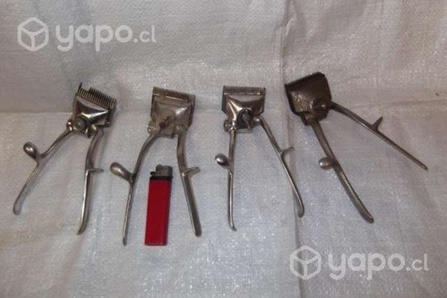 4 Antiguas Maquinas Cortar Pelo P/decoración