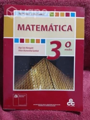 MATEMATICA 3º Medio - TEXTO DEL ESTUDIANTE