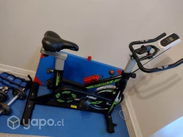 Bicicleta estática y abs