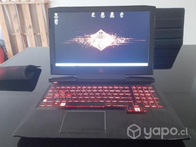 Notebook GAMER HP OMEN solo detalles estéticos.