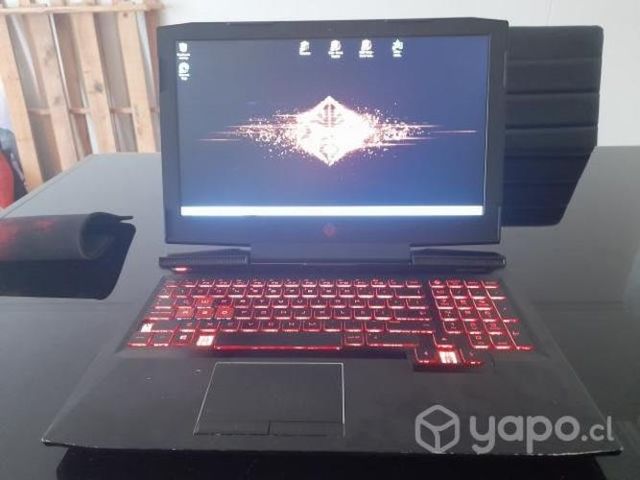 Notebook GAMER HP OMEN solo detalles estéticos.