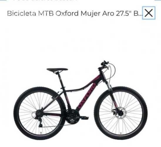 Bicicleta MTB Oxford Mujer Aro 27.5