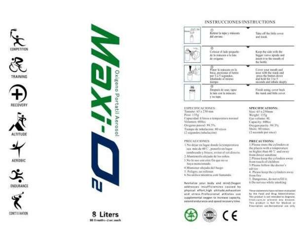Oxigeno Portatil Maxio2