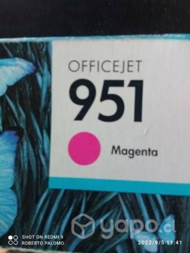 Tinta HP 951 Magenta original nuevo