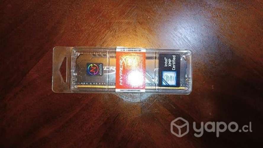 Ram HyperX fury rgb 8gb 3200mhz ddr4