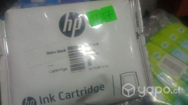 Tinta HP 727 mk black original de 40ml