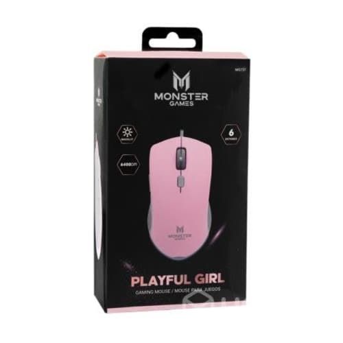 Mouse Gamer Rosado Playful Girl