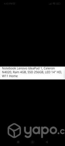 Notebook Lenovo