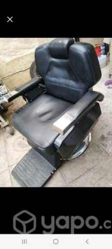 Sillón hidráulico de barberia