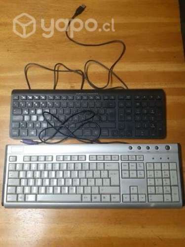 Teclado negro y Teclado gris Mecánico