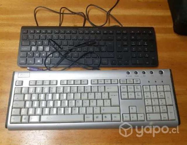 Teclado negro y Teclado gris Mecánico