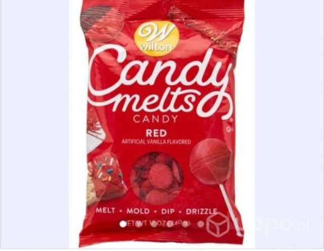 Candy Melts Color Rojo Wilton