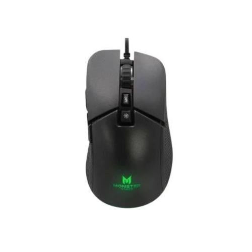 Mouse Gamer Monster Negro RGB 6 Botones