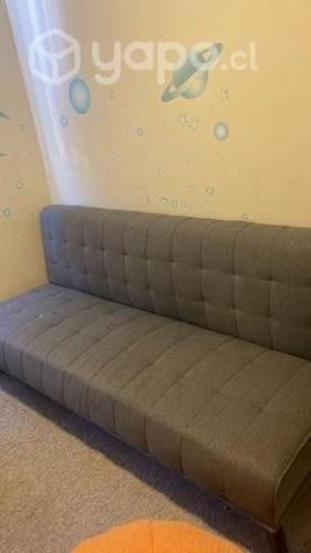 futón 180x86x81cm grafito