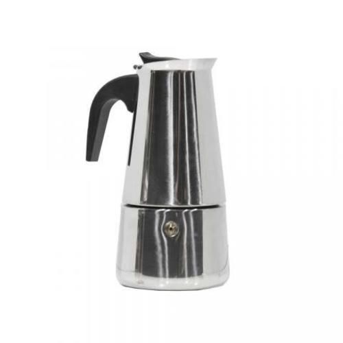 Cafetera greca acero inoxidable 6 tazas