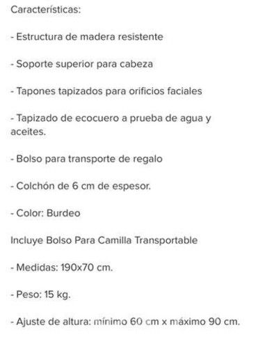 Camillas portátiles