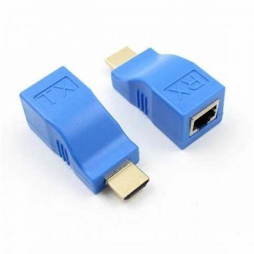 Adaptador Hdmi 30m Sobre Cat 5e 6e Utp Red Rj45