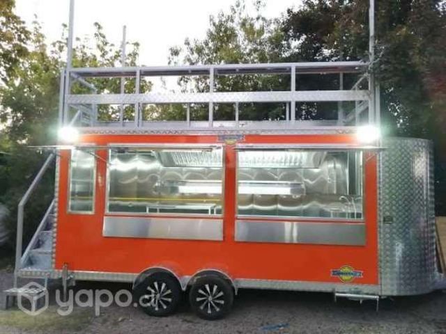 Carro de arrastre food truck americanos