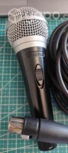 Microfono Shure PG48 con 2 cables