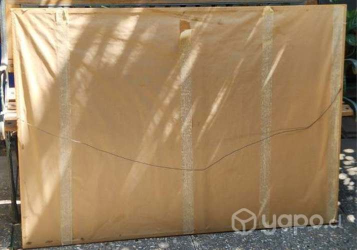 Cuadro madera y vidrio